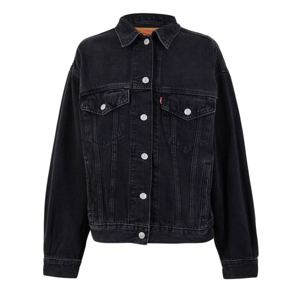 Levis Womens/Ladies Chest Pocket Denim Jacket / Black